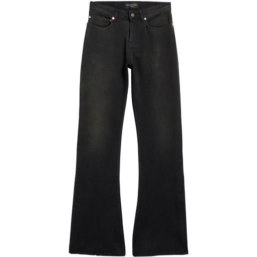 Balenciaga jeans a gamba ampia - grigio