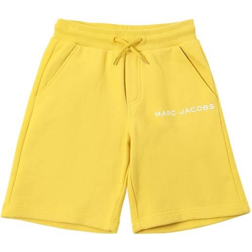 MARC JACOBS shorts in felpa di cotone con logo