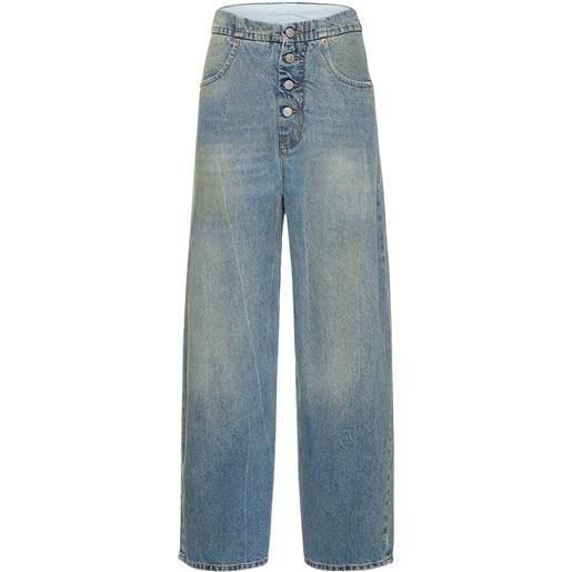 MM6 MAISON MARGIELA jeans rihanna in denim di cotone