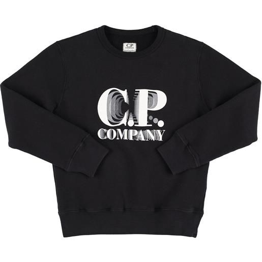 C.P. COMPANY felpa in cotone con logo