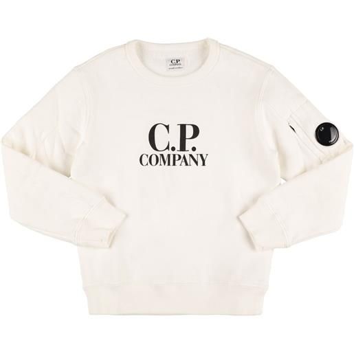 C.P. COMPANY felpa in cotone con logo