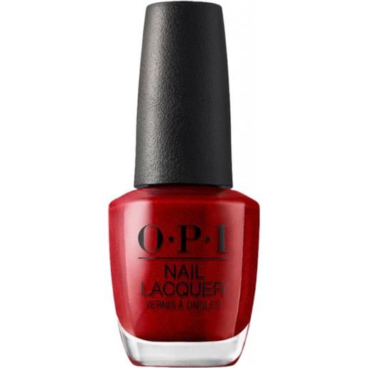OPI o-p-i nail lacquer - an affair in red square