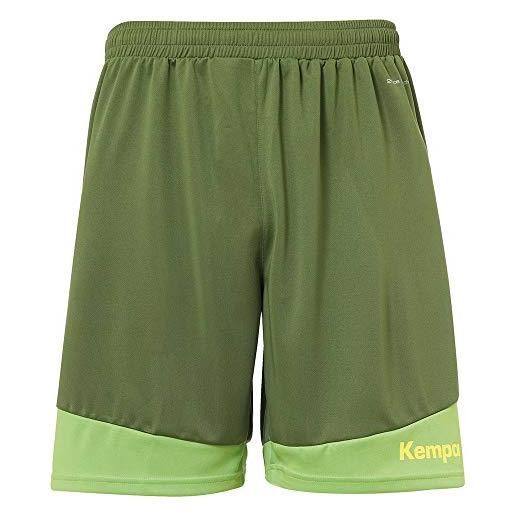 Kempa emotion 2.0 shorts, pantaloni. Bambini, antracite/blu, 140