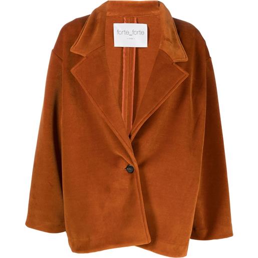 Forte Forte giacca oversize - arancione