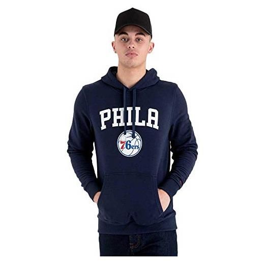 New Era team logo po hoody phi76e maglia di tuta, blu (osb), s unisex-adulto