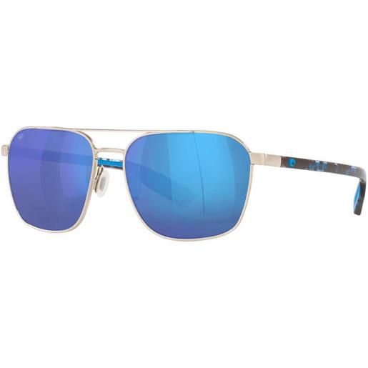 Costa wader mirrored polarized sunglasses argento blue mirror 580g/cat3 donna