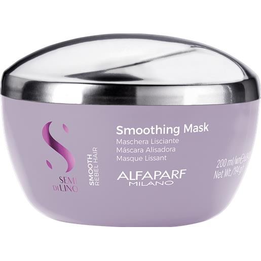 Alfaparf Milano semi di lino smooth maschera lisciante per capelli ribelli 200 ml