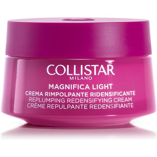 Collistar magnifica light crema rimpolpante ridensificante viso e collo 50 ml