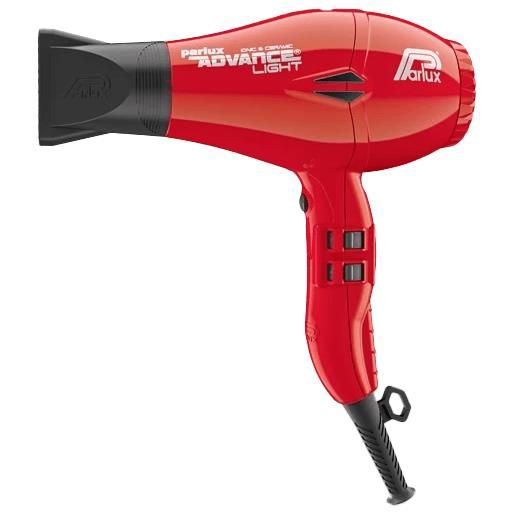 Parlux advance light ionic & ceramic asciugacapelli professionale 2200 w colore rosso