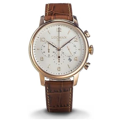 Locman orologio cronografo uomo Locman 1960 trendy cod. 0254r05r-rravrg2pn