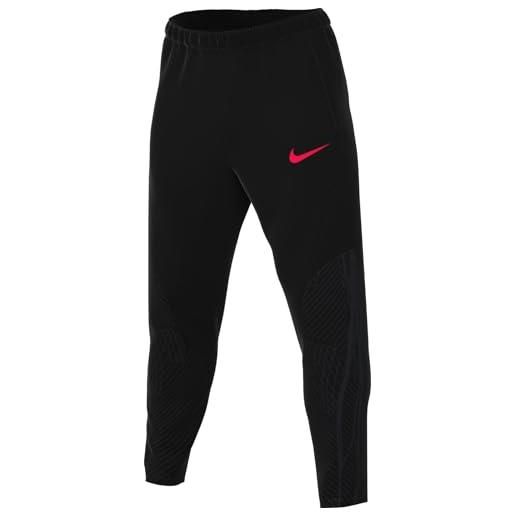 Nike m nk df strk pant kpz pantaloni, black/black/jersey gold/metallic gold, xl uomo