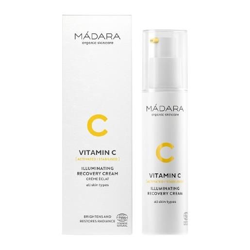 MÁDARA crema viso illuminante vitamin c (illuminating recovery cream) 50 ml