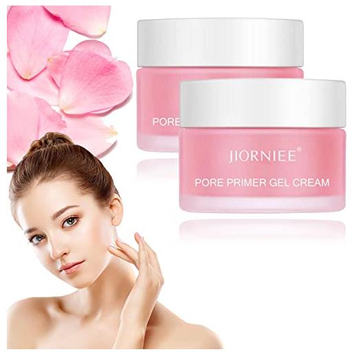 Donubiiu jiorniee pore primer gel cream, jiorniee pore primer gel, pore base gel cream, invisible pore face primer for all skin (2pcs)