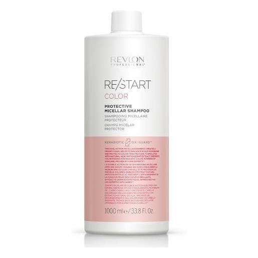 REVLON PROFESSIONAL re/start color protective micellar shampoo, shampo micellare, shampoo protezione colore, shampoo lenitivo del cuoio capelluto, shampoo per capelli trattati