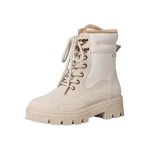 s.Oliver 5-26228-41, stivali da neve donna, beige, 40 eu