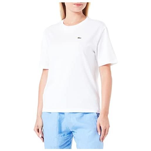 Lacoste tf5441 t-shirt, blanc, 40 donna