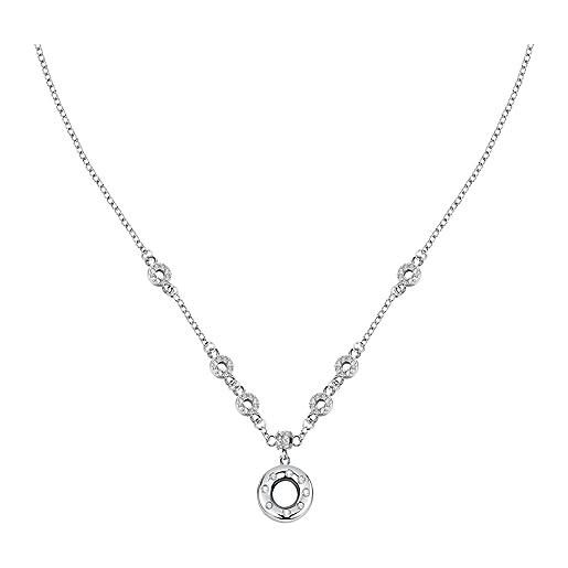 Morellato bagliori collana donna in acciaio, cristalli - savo04