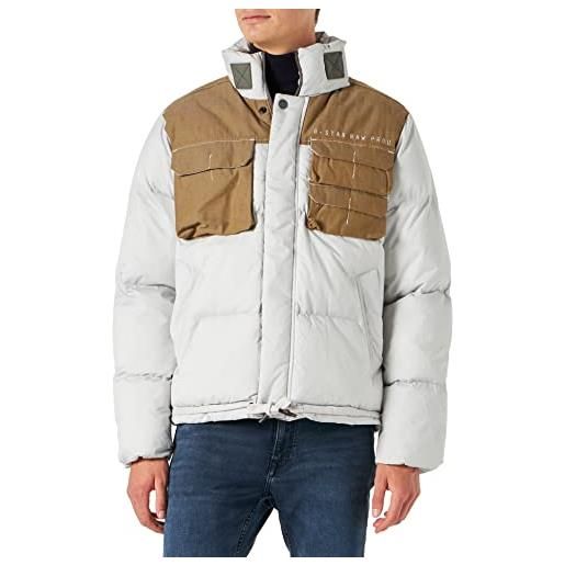 G-STAR RAW unisex attac utility puffer giacca, grigio (cool grey d21937-d199-1295), s uomo