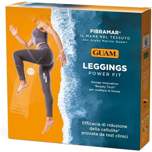 LACOTE Srl guam - leggings fibramar power fit grigio l/xl, leggings elasticizzati per fitness e allenamento