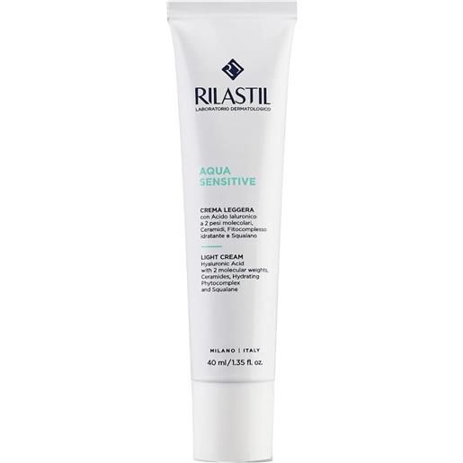 IST.GANASSINI SpA rilastil aqua sensitive crema leggera viso 40ml - idratazione e protezione per pelli sensibili
