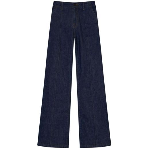 Simkhai jeans ansel svasati a vita media - blu