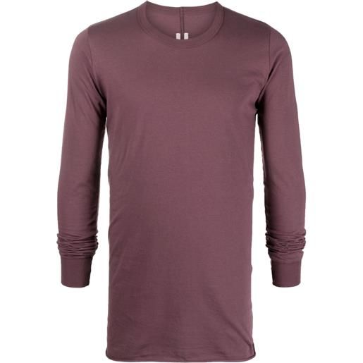 Rick Owens t-shirt luxor a maniche lunghe - viola
