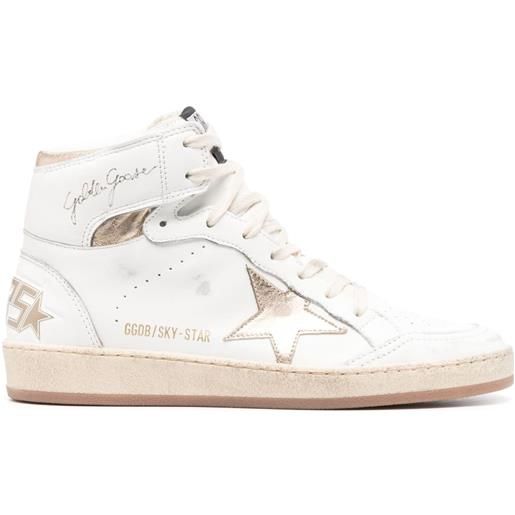 Golden Goose sneakers con applicazione - bianco