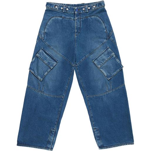 Marcelo Burlon County of Milan jeans a gamba ampia - blu