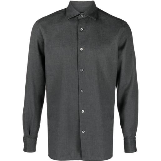 Zegna camicia - grigio