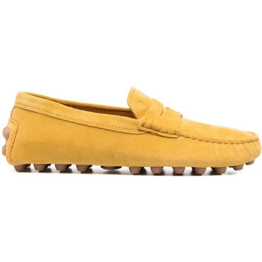 Tod's mocassini gommino bubble - giallo