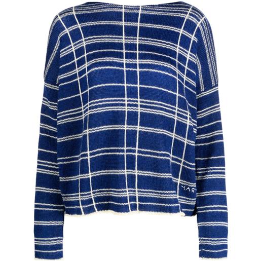 Marni maglione con motivo jacquard - blu