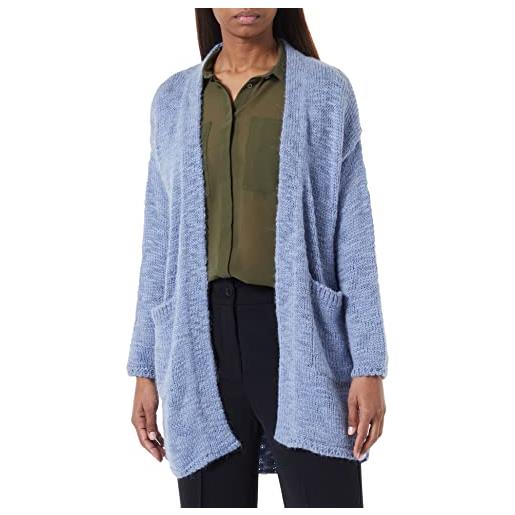 United Colors of Benetton maglione cardigan 103hd6018 donna, tory blu 7w7, xs