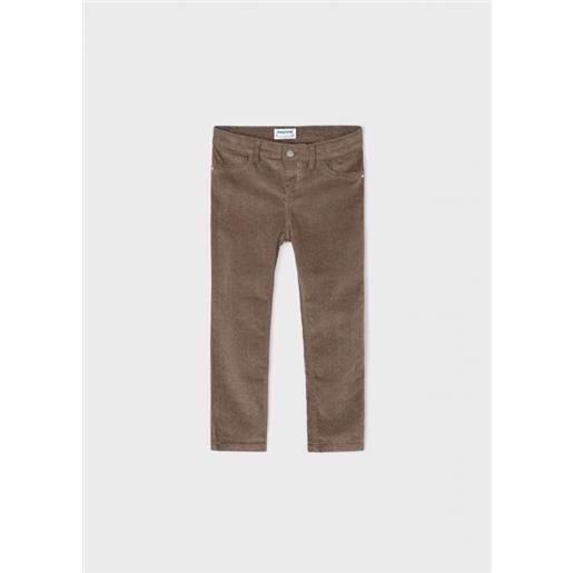 MAYORAL CLASSIC 4503 pantalone micropanno lucido moca