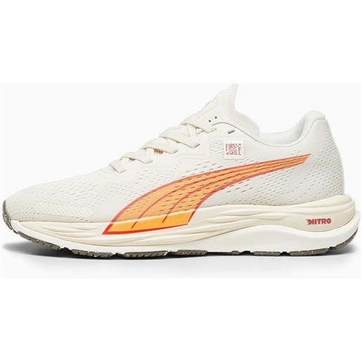 PUMA scarpe da running velocity nitro 2 first mile da, bianco/arancione/altro