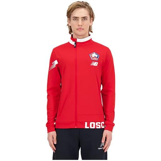 New Balance lille losc pre-game jacket rosso l
