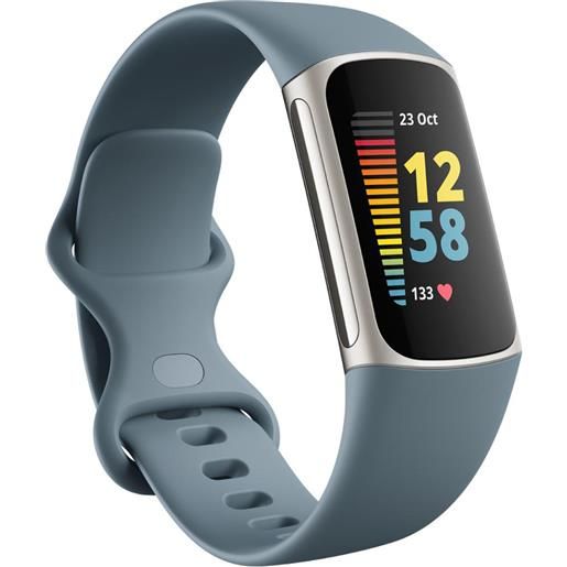 FITBIT charge 5 smart band smartwatch per l'attività fisica colore blu - fb421srbu