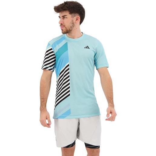 Adidas heat. Rdy freelift pro short sleeve t-shirt blu s uomo