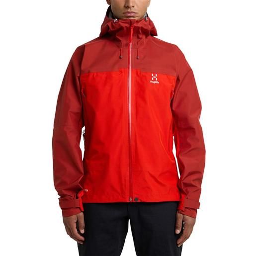 Haglofs roc flash goretex jacket rosso l uomo