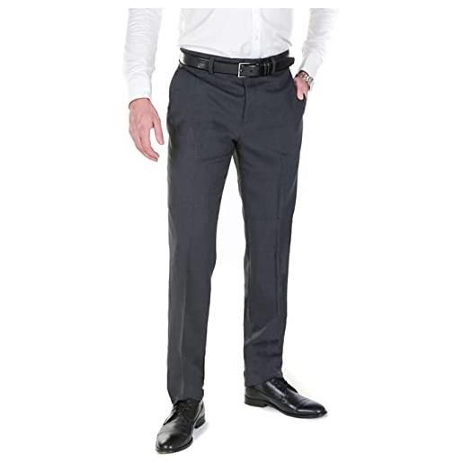 NGB mens fashion, tuta uomo pantaloni pantaloncini con cintura a pieghe/in untersetzten e normali dimensioni (gr. 23 - 33/44 - 62)/colori assortiti nero 64