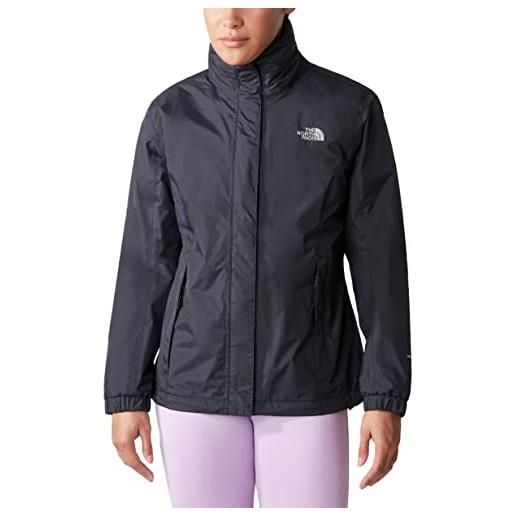 The North Face - giacca da donna resolve - giacca da trekking impermeabile e traspirante - tnf black - l