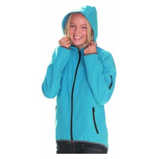 IQ Products iq-company - giacca softshell hood, donna, 868107.2448, blu, s