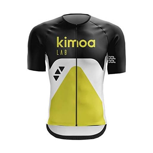 Kimoa - maglia da ciclismo, unisex, bicolore, standard. 