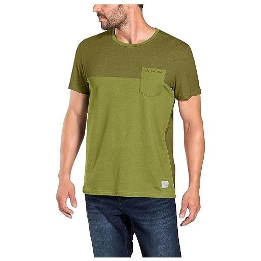 VAUDE maglietta da uomo nevis ii, uomo, t-shirt, 41350, bambù, s