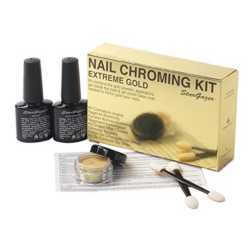 Stargazer nail color cromo kit, extreme gold
