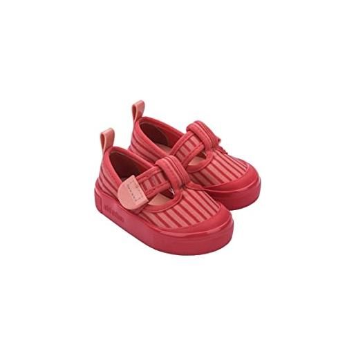 melissa mini basic print bb, sandali bassi, rosso, 27 eu