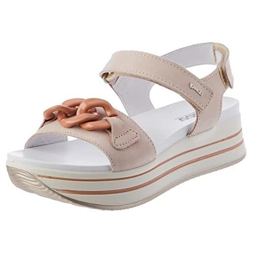 IGI&CO donna skay, sandali con zeppa donna, beige, 36 eu