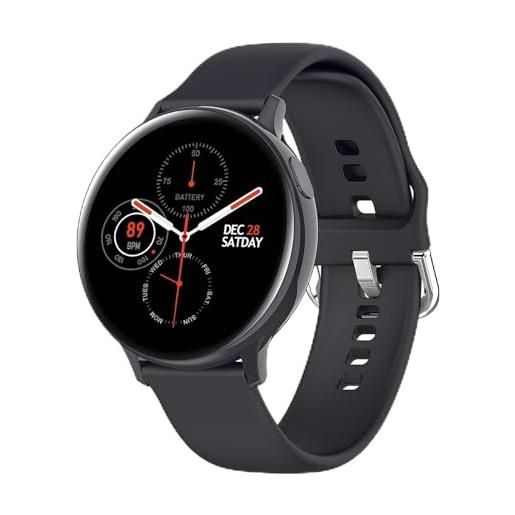 DAM smartwatch s20 con display circolare, con cardiofrequenzimetro ecg, tensione o2 nel sangue e modalità multisport
