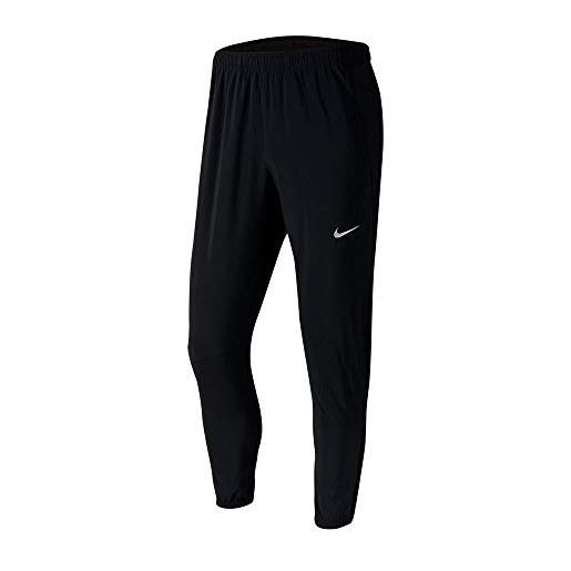 Nike m nk essntl woven pant gx pantaloni sportivi, uomo, black/reflective silv, 2xl