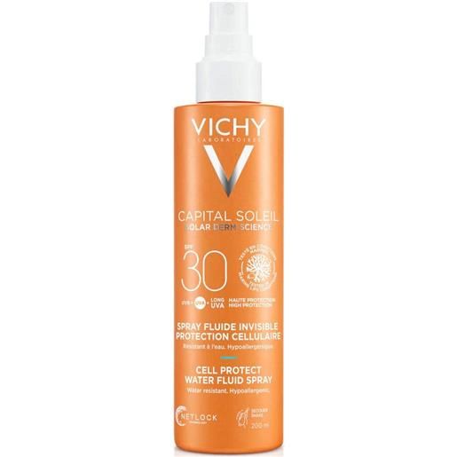 Vichy capital soleil solare spray anti-disidratazione texture ultra-leggera 30spf 200 ml Vichy