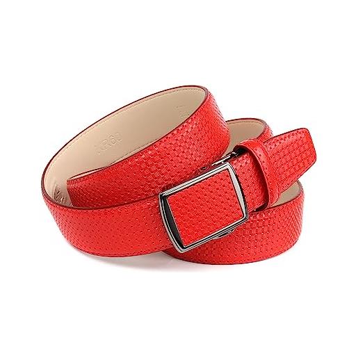 Anthoni Crown 3933k60 cintura, rosso (rot 060), small (taglia produttore: 115) uomo